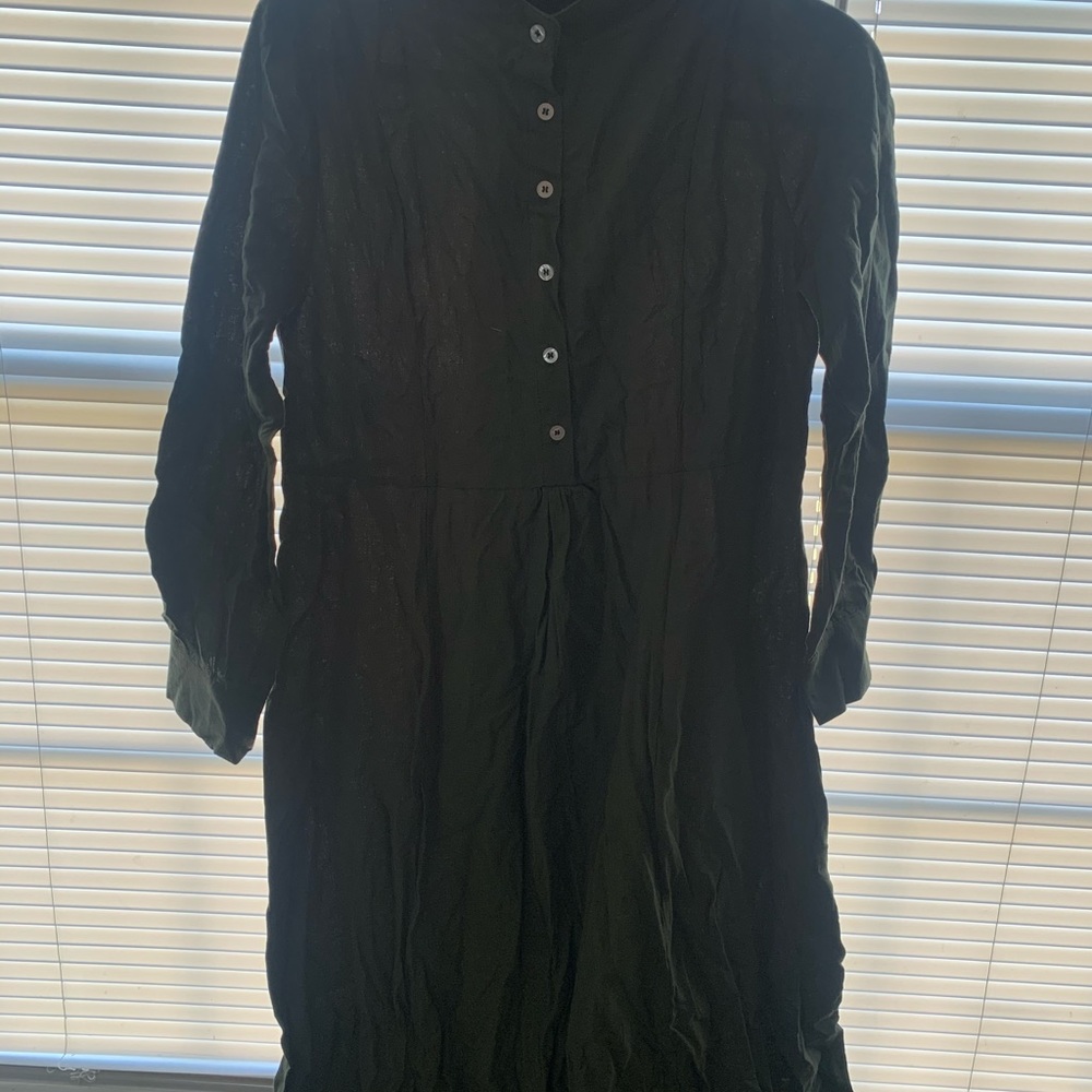 Olive green dress